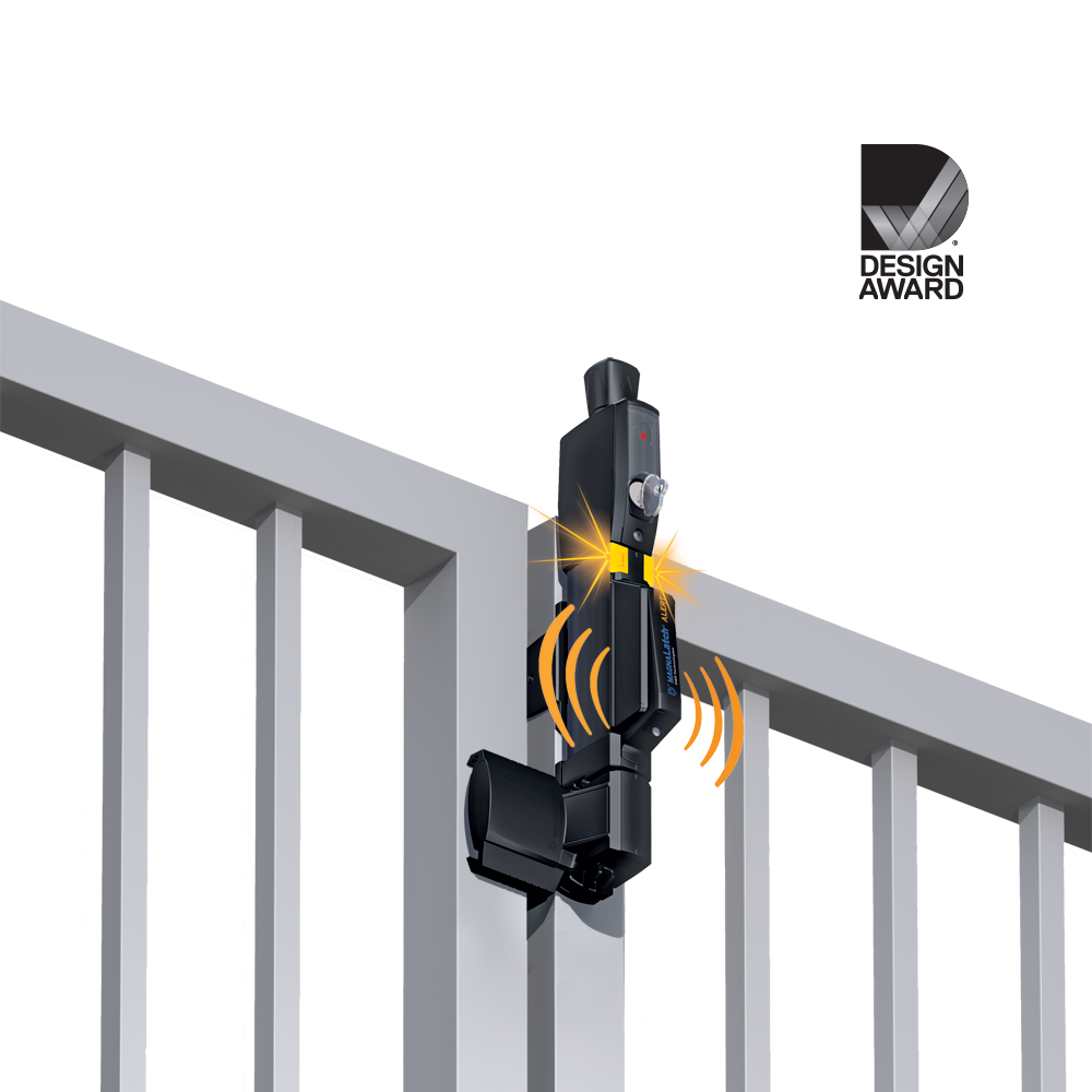 MagnaLatch® ALERT Vertical Pull – Alarmed Safety Gate Latch