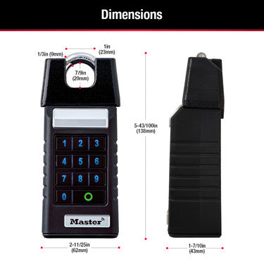 Master Lock ProSeries® 6400SHENT Bluetooth® Padlock – Outdoor Heavy‑Duty Security
