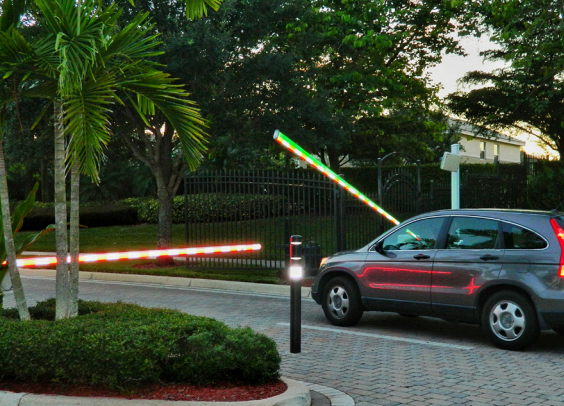 Led Gate Arm LED-Illuminated Gate Barrier Arm – BSN Security